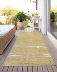 LOOMLAN Rugs Sahari Gold Washable Indoor-Outdoor Rug