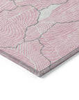 LOOMLAN Rugs Sahari Pink Washable Indoor-Outdoor Rug