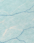 LOOMLAN Rugs Sahari Teal Washable Indoor-Outdoor Rug