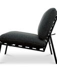 Salma Olefin Fabric Outdoor Accent Chair - LOOMLAN - Moe's Home - Outdoor Accent Chairs