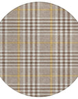 LOOMLAN Rugs Samira Brown Washable Indoor-Outdoor Rug