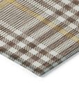 LOOMLAN Rugs Samira Brown Washable Indoor-Outdoor Rug