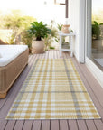 LOOMLAN Rugs Samira Gold Washable Indoor-Outdoor Rug