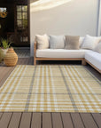 LOOMLAN Rugs Samira Gold Washable Indoor-Outdoor Rug