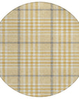 LOOMLAN Rugs Samira Gold Washable Indoor-Outdoor Rug