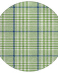 LOOMLAN Rugs Samira Green Washable Indoor-Outdoor Rug