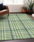 LOOMLAN Rugs Samira Green Washable Indoor-Outdoor Rug
