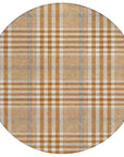 LOOMLAN Rugs Samira Orange Washable Indoor-Outdoor Rug
