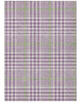 LOOMLAN Rugs Samira Purple Washable Indoor-Outdoor Rug