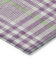 LOOMLAN Rugs Samira Purple Washable Indoor-Outdoor Rug