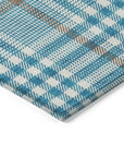 LOOMLAN Rugs Samira Teal Washable Indoor-Outdoor Rug