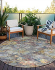 LOOMLAN Rugs San Marino Gold Washable Indoor-Outdoor Rug