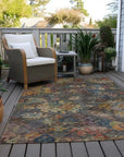 LOOMLAN Rugs San Marino Gray Washable Indoor-Outdoor Rug