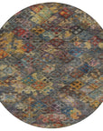 LOOMLAN Rugs San Marino Gray Washable Indoor-Outdoor Rug