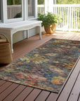 LOOMLAN Rugs San Marino Gray Washable Indoor-Outdoor Rug