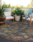 LOOMLAN Rugs San Marino Gray Washable Indoor-Outdoor Rug