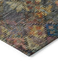 LOOMLAN Rugs San Marino Gray Washable Indoor-Outdoor Rug