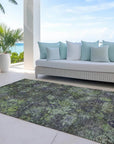 LOOMLAN Rugs San Marino Green Washable Indoor-Outdoor Rug