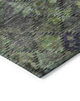 LOOMLAN Rugs San Marino Green Washable Indoor-Outdoor Rug