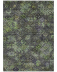 LOOMLAN Rugs San Marino Green Washable Indoor-Outdoor Rug
