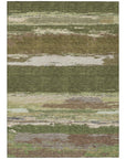 LOOMLAN Rugs Sanara Green Washable Indoor-Outdoor Rug
