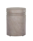 Seasonal Living Santori Double Ring Concrete Patio Accent Table