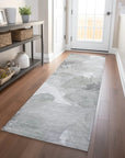 LOOMLAN Rugs Saphirae Ivory Washable Indoor-Outdoor Rug