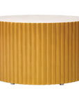 Seasonal Living Scallop Zanzibar White Outdoor Coffee Table