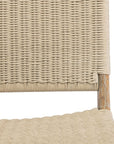 Sedona Durable Teak Wood Outdoor Bar Stool - LOOMLAN - Sunset West - Outdoor Bar Stools
