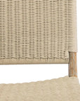 Sedona Durable Teak Wood Outdoor Bar Stool - LOOMLAN - Sunset West - Outdoor Bar Stools