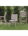 Sedona Durable Teak Wood Outdoor Bar Stool - LOOMLAN - Sunset West - Outdoor Bar Stools