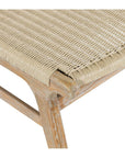 Sedona Durable Teak Wood Outdoor Bar Stool - LOOMLAN - Sunset West - Outdoor Bar Stools