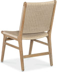 Sedona Teak Armless Outdoor Dining Chair 2PC - LOOMLAN - Sunset West - Outdoor Dining Chairs