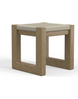 Sedona Teak Wood Square Outdoor End Table - LOOMLAN - Sunset West - Outdoor Side Tables