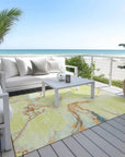 LOOMLAN Rugs Selene Aloe Washable Indoor-Outdoor Rug