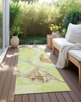 LOOMLAN Rugs Selene Aloe Washable Indoor-Outdoor Rug