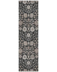LOOMLAN Rugs Selma Black Washable Indoor-Outdoor Rug