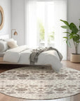LOOMLAN Rugs Selma Ivory Washable Indoor-Outdoor Rug