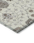 LOOMLAN Rugs Selma Ivory Washable Indoor-Outdoor Rug