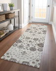 LOOMLAN Rugs Selma Ivory Washable Indoor-Outdoor Rug