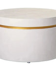 Seasonal Living Serendipity Outdoor Ring Accent Table Set - White