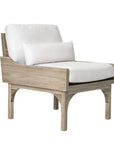 Seasonal Living Serenique Sun Bleached Teak Patio Lounge Chair