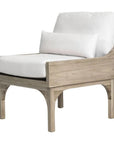 Seasonal Living Serenique Sun Bleached Teak Patio Lounge Chair