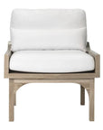 Seasonal Living Serenique Sun Bleached Teak Patio Lounge Chair