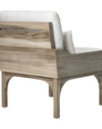 Seasonal Living Serenique Sun Bleached Teak Patio Lounge Chair