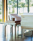 Seasonal Living Serenique Sun Bleached Teak Patio Side Table