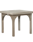Seasonal Living Serenique Sun Bleached Teak Patio Side Table