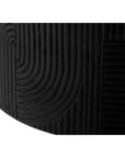 Serenity Black Outdoor Round Table - 24" Tall - LOOMLAN - Seasonal Living - Outdoor Side Tables