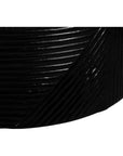 Serenity Black Outdoor Round Table - 24" Tall - LOOMLAN - Seasonal Living - Outdoor Side Tables