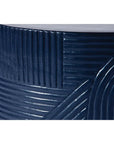 Serenity BlueOutdoor Round Table - 24" Tall - LOOMLAN - Seasonal Living - Outdoor Side Tables